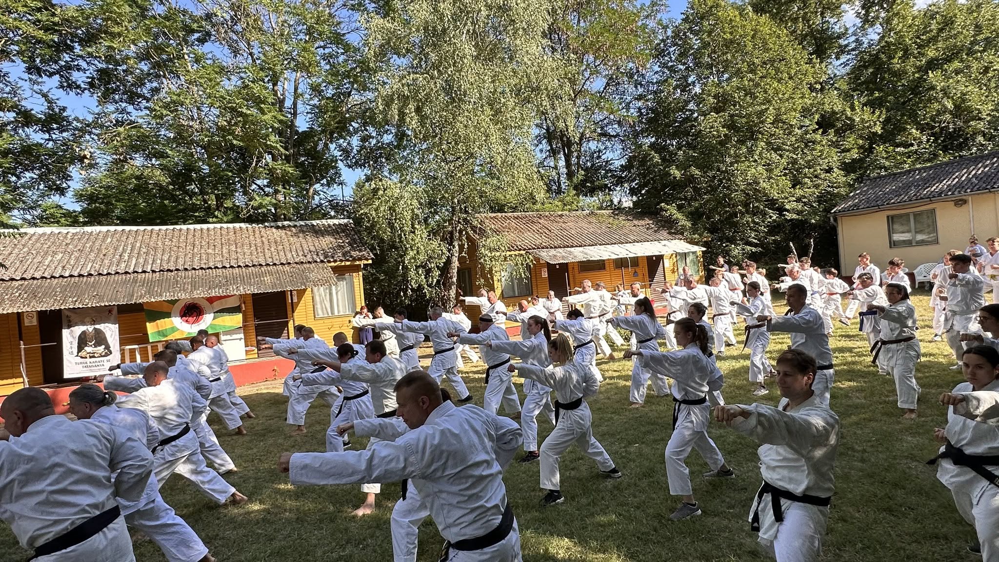 A Turul Karate SE közös szabadtéri edzése